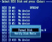SCSI BIOS - Optionen im Klartext