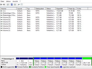 Erweiterte Partition anlegen